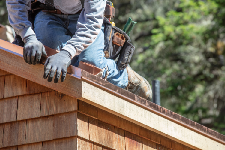 Repairing flashing to avoid roof leak issues on a home in Oakland, CA